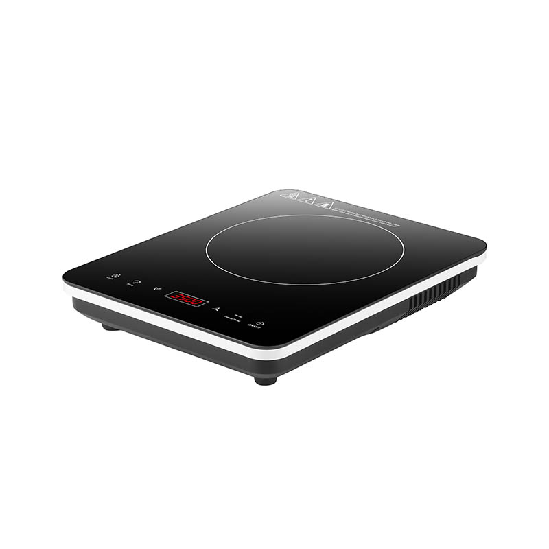 How does a touch induction cooker enhance the cooking experience with its smart touch panel?
